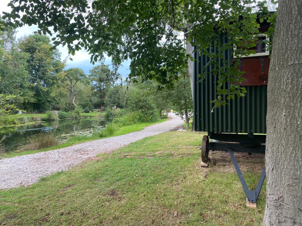 The Shepherd'S Hut - Wild Escapes Wrenbury Off Grid Glamping - Ages 12 And Over Baddiley Luaran gambar