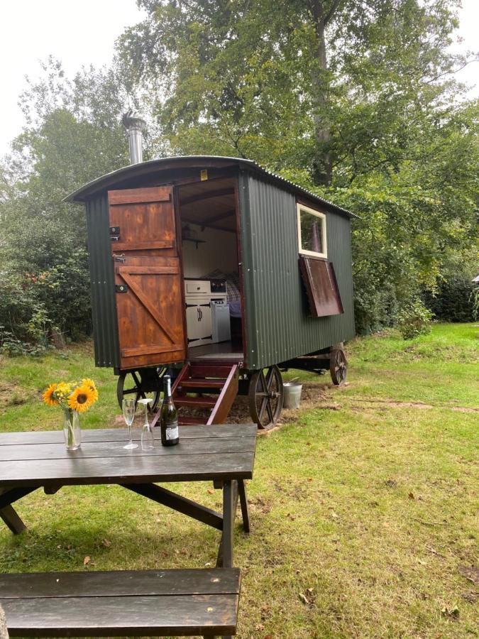 The Shepherd'S Hut - Wild Escapes Wrenbury Off Grid Glamping - Ages 12 And Over Baddiley Luaran gambar